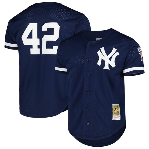 New York Yankees Mariano Rivera Authentic Mitchell & Ness Batting Practice Navy Baseball Jersey - Pastime Sports & Games