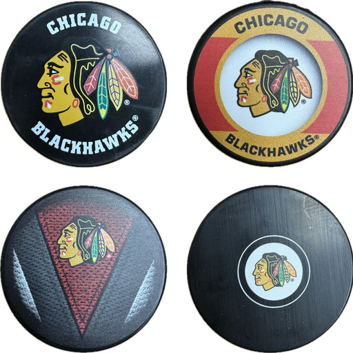 Chicago Blackhawks Hockey Pucks - Pastime Sports & Games