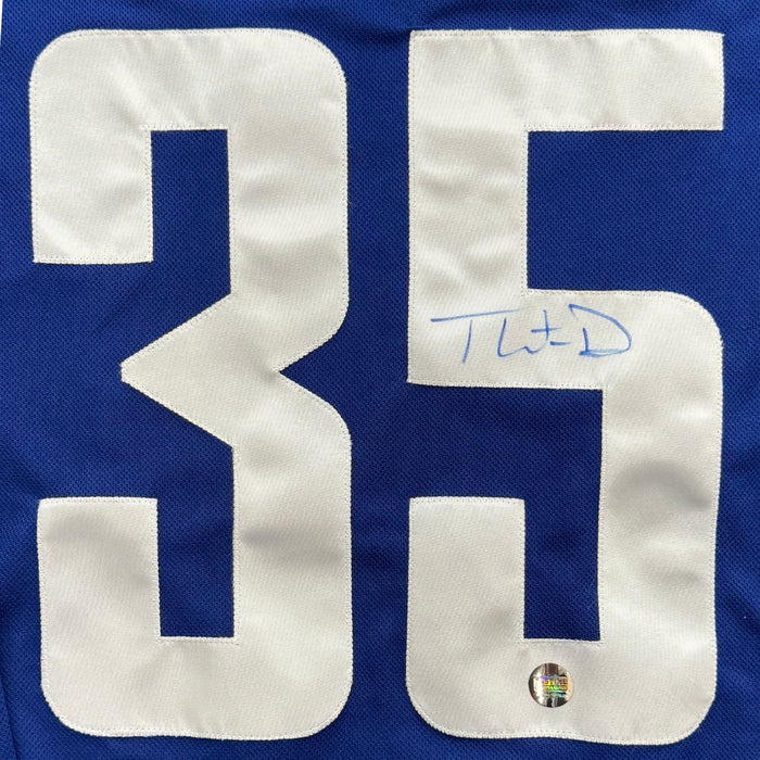 Thatcher Demko Autographed 2019/20 Alternate Adidas Vancouver Canucks Blue Jersey - Pastime Sports & Games