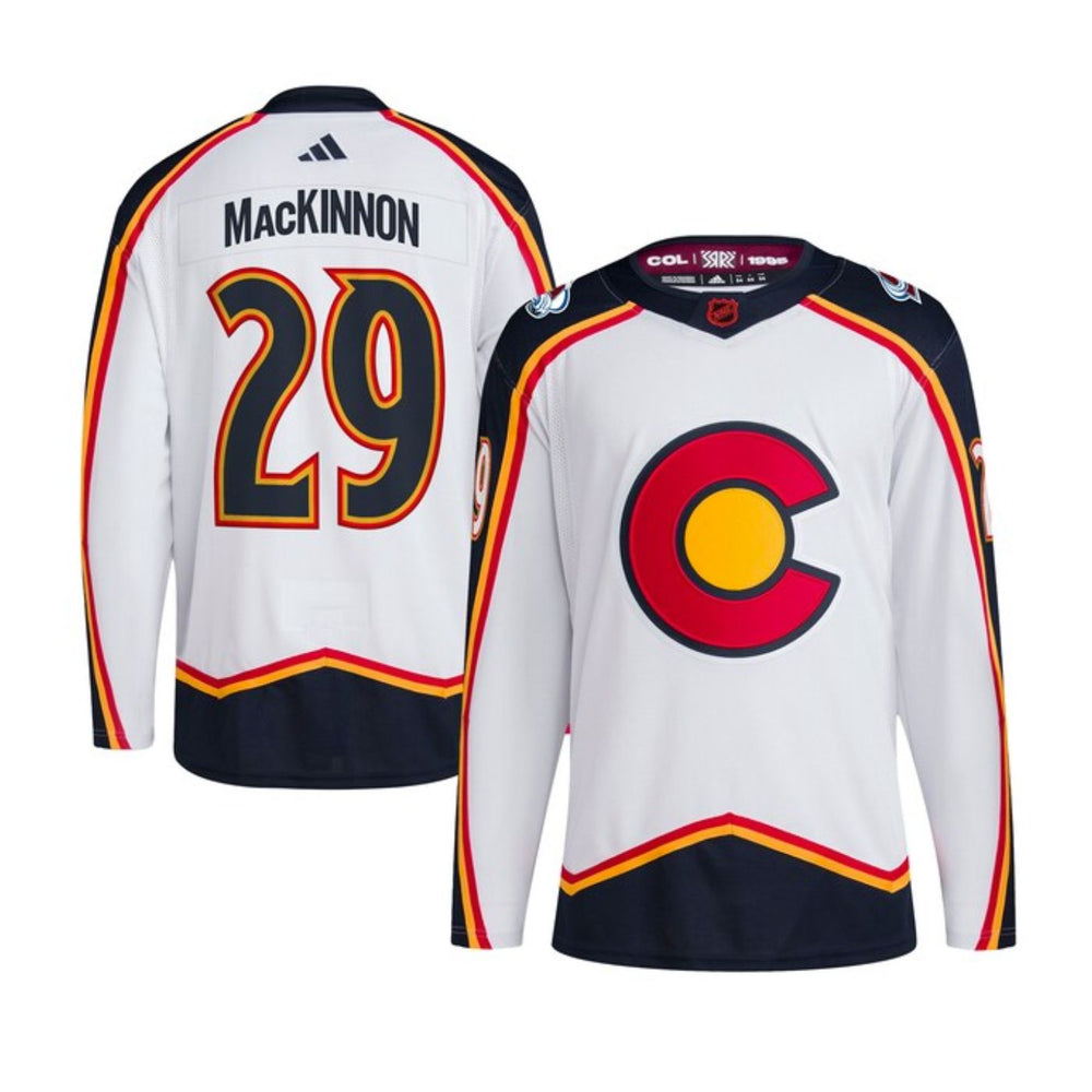 Adidas Nathan MacKinnon Colorado Avalanche Hockey Jersey Size 54