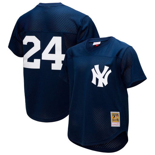 New York Yankees Ricky Henderson Authentic Mitchell & Ness Batting Practice Navy Baseball Jersey - Pastime Sports & Games