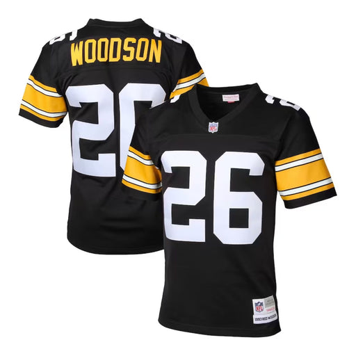 Pittsburgh Steelers Rod Woodson 1993 Mitchell & Ness Black Football Jersey - Pastime Sports & Games