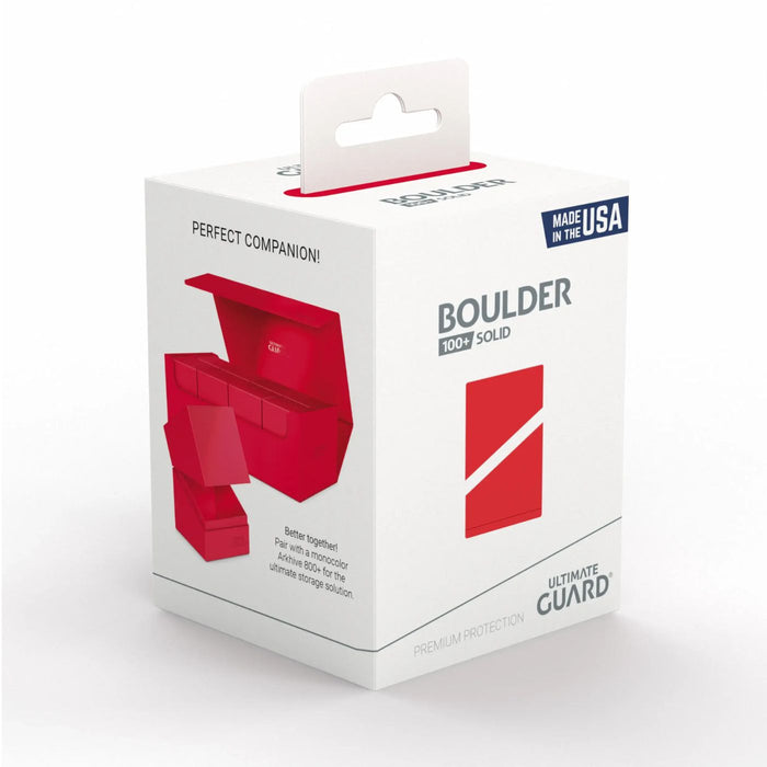 Boulder 100+ Solid Colours Deck Boxes - Pastime Sports & Games