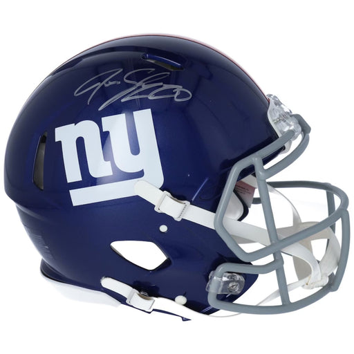 Jeremy Shockey Autographed New York Giants Speed Helmet - Pastime Sports & Games