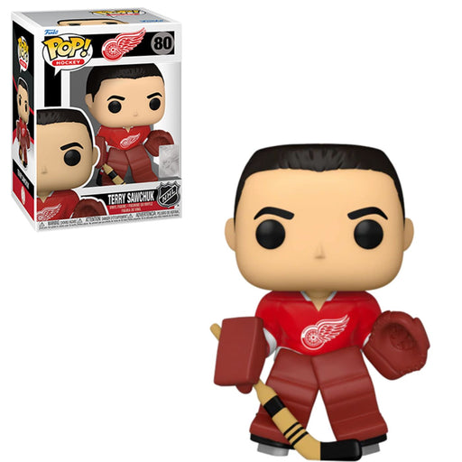 Funko Pop! Hockey Red Wings Terry Sawchuk #80 - Pastime Sports & Games