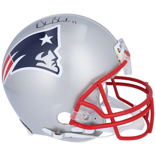 Drew Bledsoe Autographed New England Patriots Authentic Helmet - Pastime Sports & Games