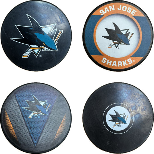 San Jose Sharks Hockey Pucks - Pastime Sports & Games