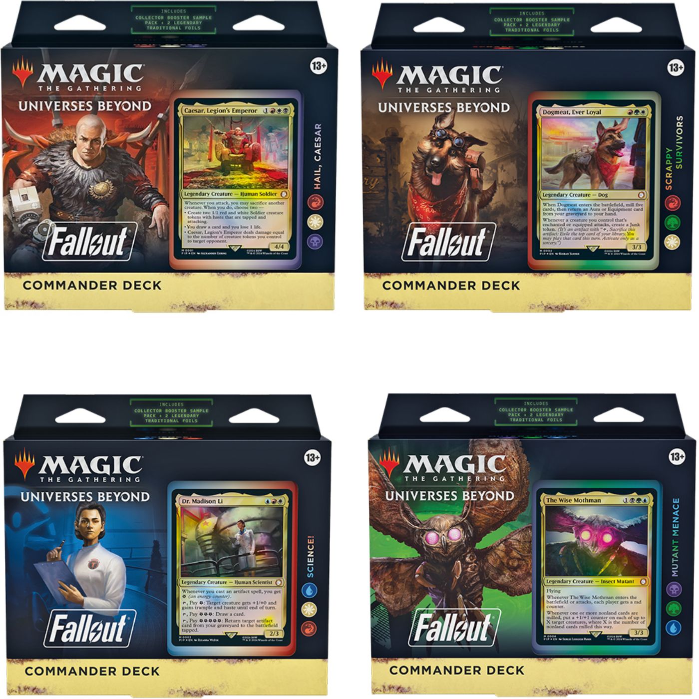 Magic: The Gathering - Fallout - Commander Deck (Set of 4) (PREORDER)