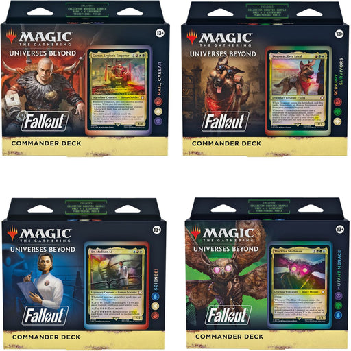 Magic The Gathering Fallout Commander Decks - Pastime Sports & Games