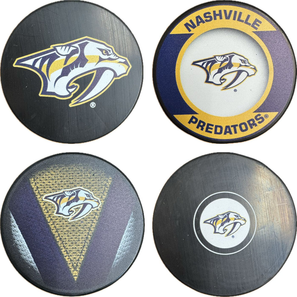 Nashville Predators Hockey Pucks - Pastime Sports & Games