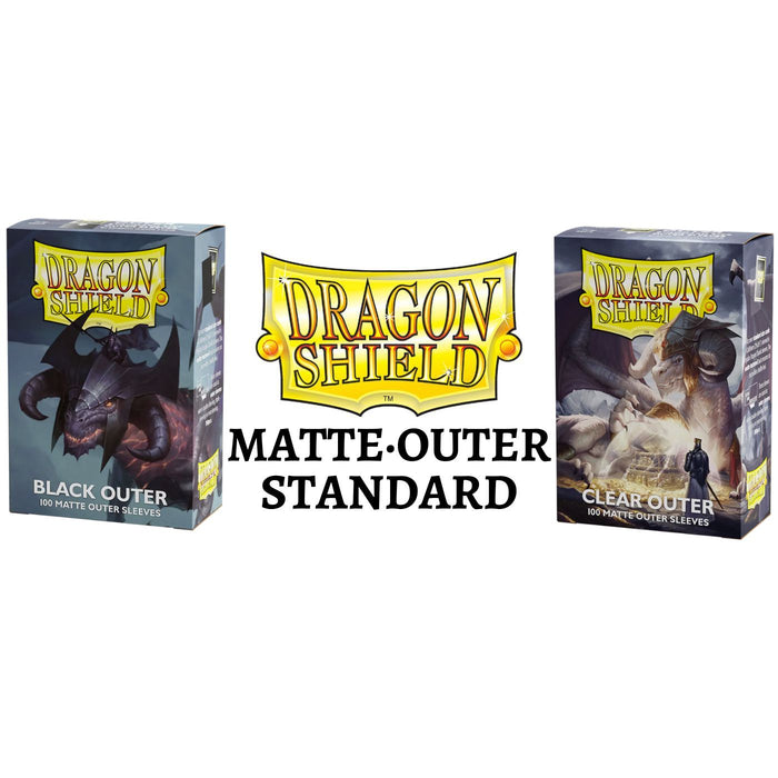 Dragon Shield Standard Matte Outer Sleeves - Pastime Sports & Games