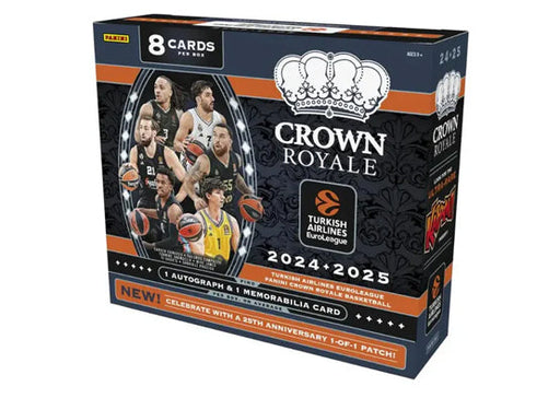 2024/25 Panini Crown Royale Turkish Airlines EuroLeague Basketball Hobby Box - Pastime Sports & Games