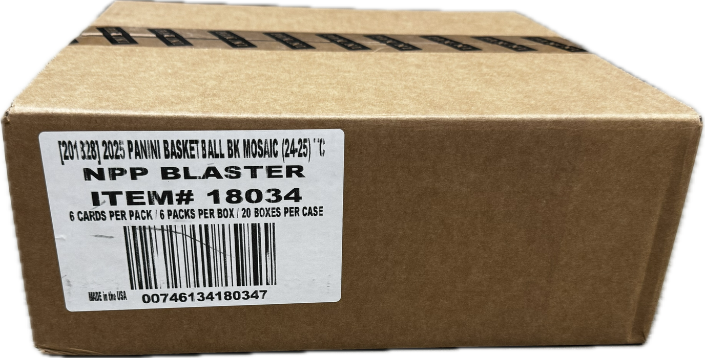 2024/25 Panini Mosaic NBA Basketball Blaster Box / Case - Pastime Sports & Games