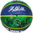 John Stockton Autographed Utah Jazz Blue & Green Tie-Dye Basketball
