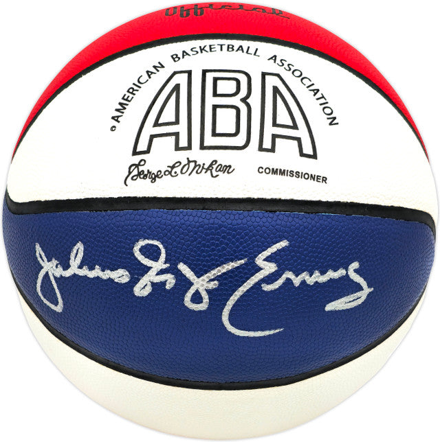 Julius "Dr. J" Irving Autographed Official ABA Basketball