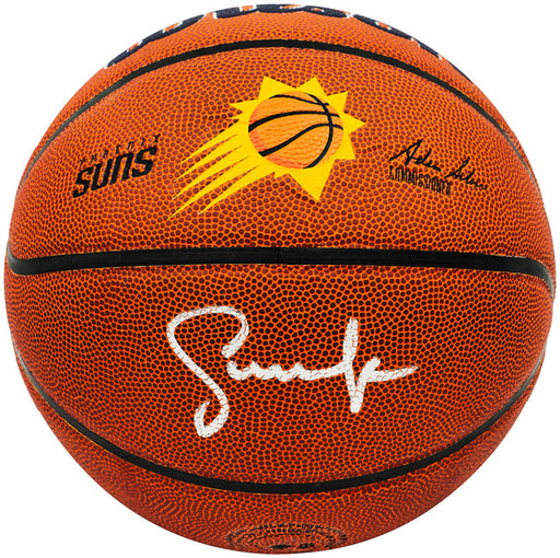 Steve Nash Autographed Phoenix Suns Logo Composite Leather Basketball