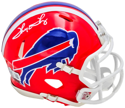 Thurman Thomas Autographed Buffalo Bills Mini 1987-01 Speed Helmet