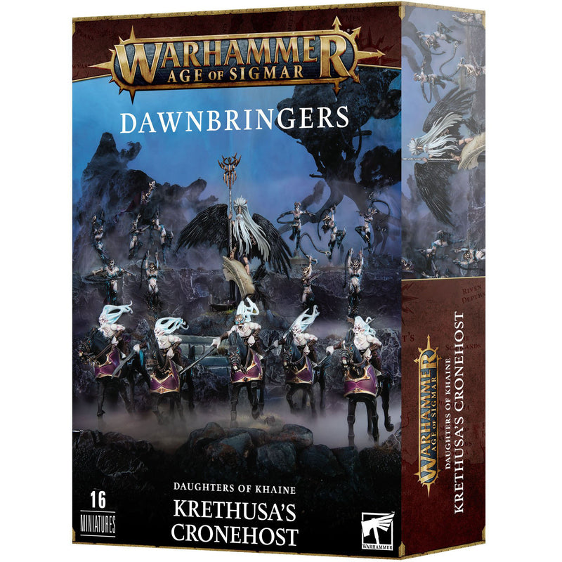 Warhammer Age Of Sigmar Dawnbringers Daughters Of Khaine Krethusa's Cronehost (85-63) - Pastime Sports & Games