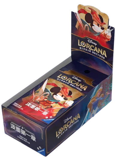 Disney Lorcana The First Chapter Chinese Booster Box/Case PRE ORDER - Pastime Sports & Games