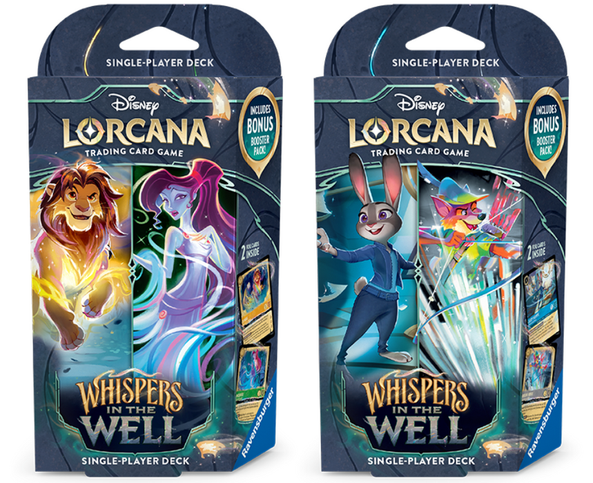 Disney Lorcana Whispers In The Well Starter Decks/Case