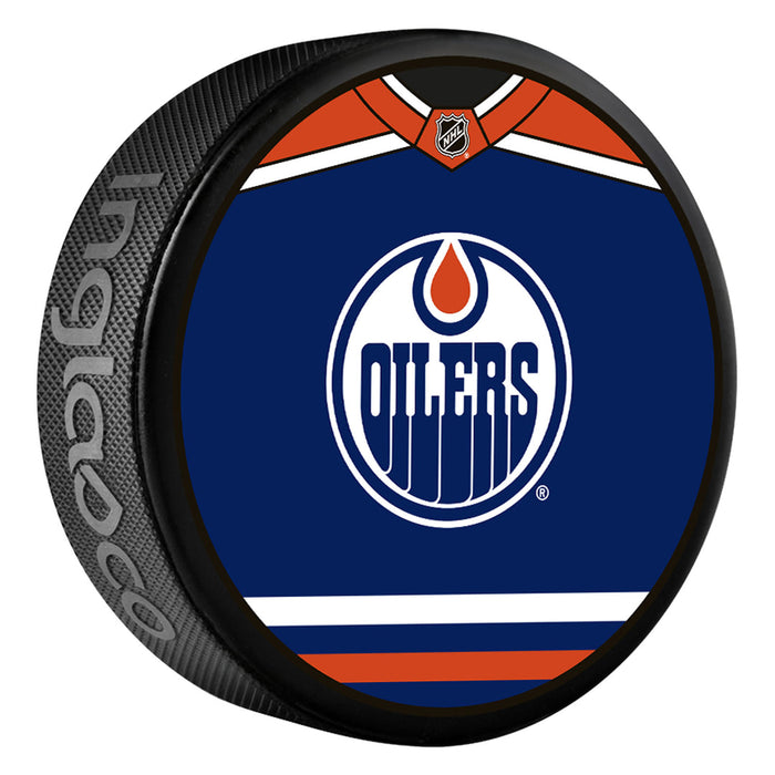 Edmonton Oilers Hockey Puck (Jersey Design) - Pastime Sports & Games