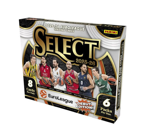 2025/26 Panini Select Euroleague Basketball Hobby Box