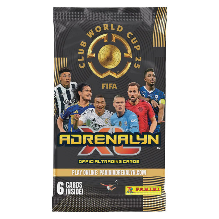 2025 Panini Adrenalyn XL Club World Cup Soccer 50 Pack Box - Pastime Sports & Games