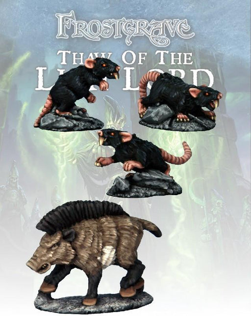 Frostgrave Boar & Giant Rats
