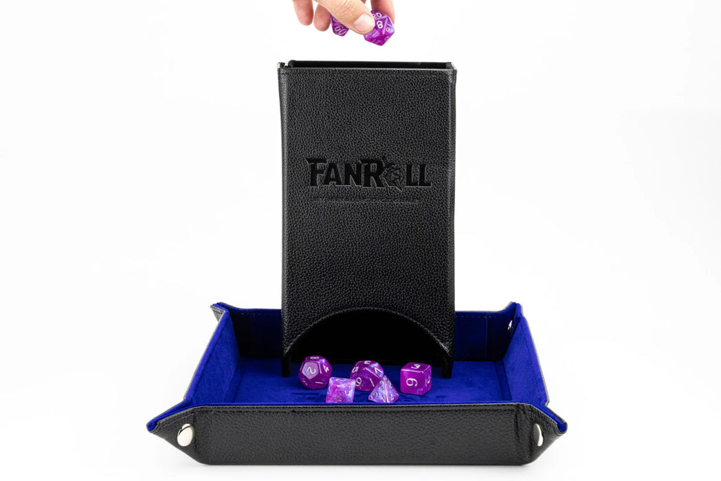 FanRoll Fold Up Leather Dice Tower - Pastime Sports & Games