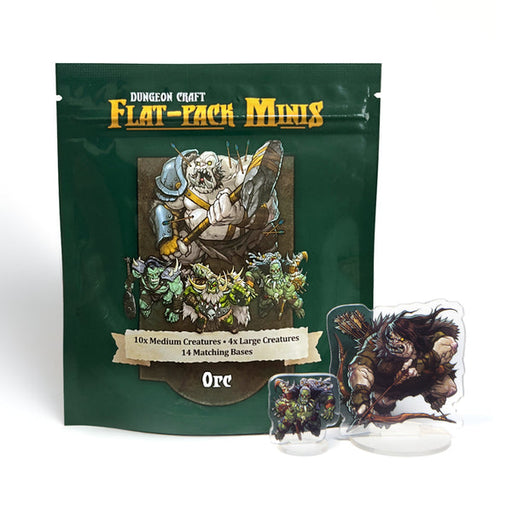 1985 Games Dungeon Craft Flat Pack Minis Orc