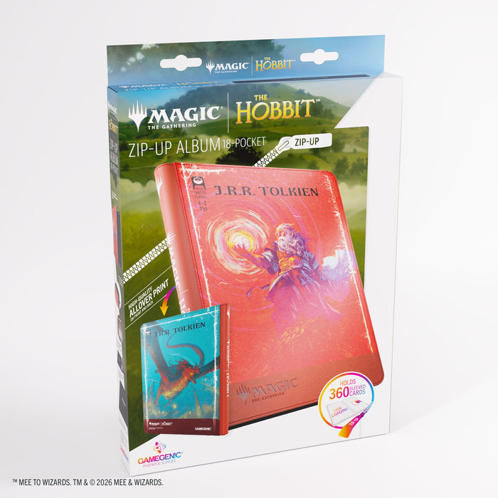 Gamegenic Magic The Gathering The Hobbit 18-Pocket Zip-Up Album