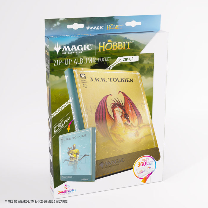 Gamegenic Magic The Gathering The Hobbit 18-Pocket Zip-Up Album