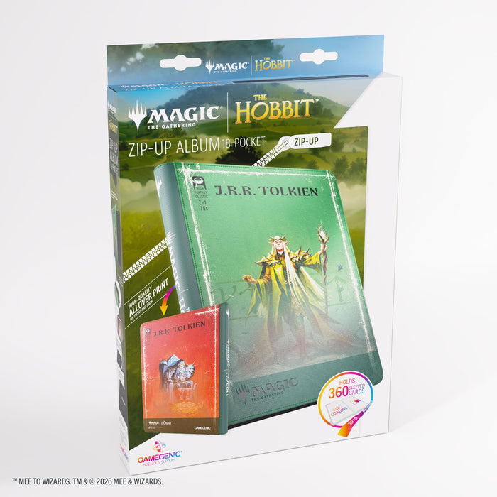 Gamegenic Magic The Gathering The Hobbit 18-Pocket Zip-Up Album