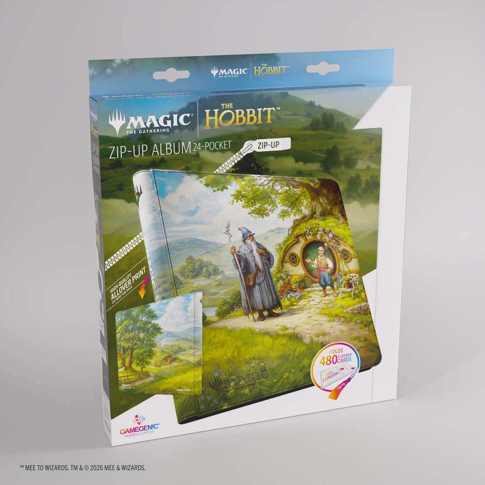 Gamegenic Magic The Gathering The Hobbit 24-Pocket Zip-Up Album