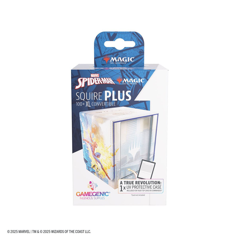 Gamegenic Marvel's Spider-Man Squire Plus 100+ XL Convertible Deck Box PRE-ORDER - Pastime Sports & Games