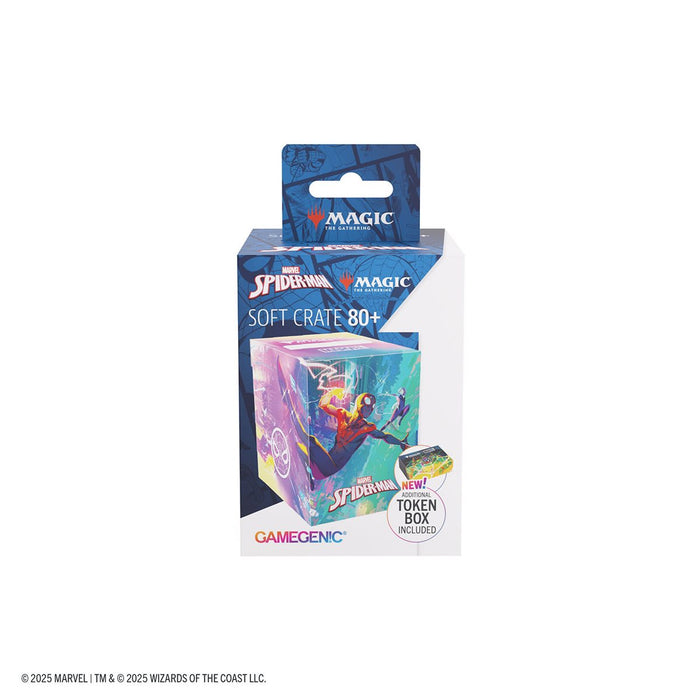 Gamegenic Marvel's Spider-Man Soft Crate 80+ Deck Box - Pastime Sports & Games