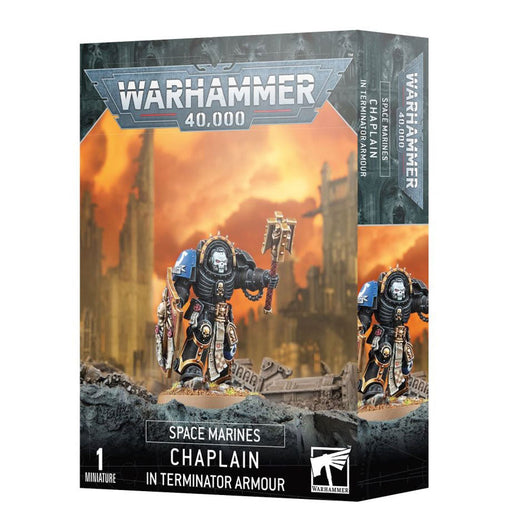 Warhammer 40,000 Space Marine Chaplain In Terminator Armour (48-91) - Pastime Sports & Games