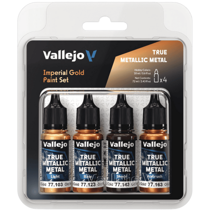 Vallejo True Metallic Metal Color Sets - Pastime Sports & Games