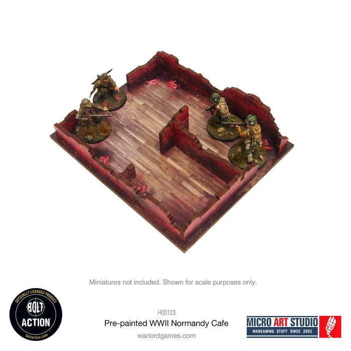 Micro Art Studio WW2 Normandy Cafe - Pastime Sports & Games