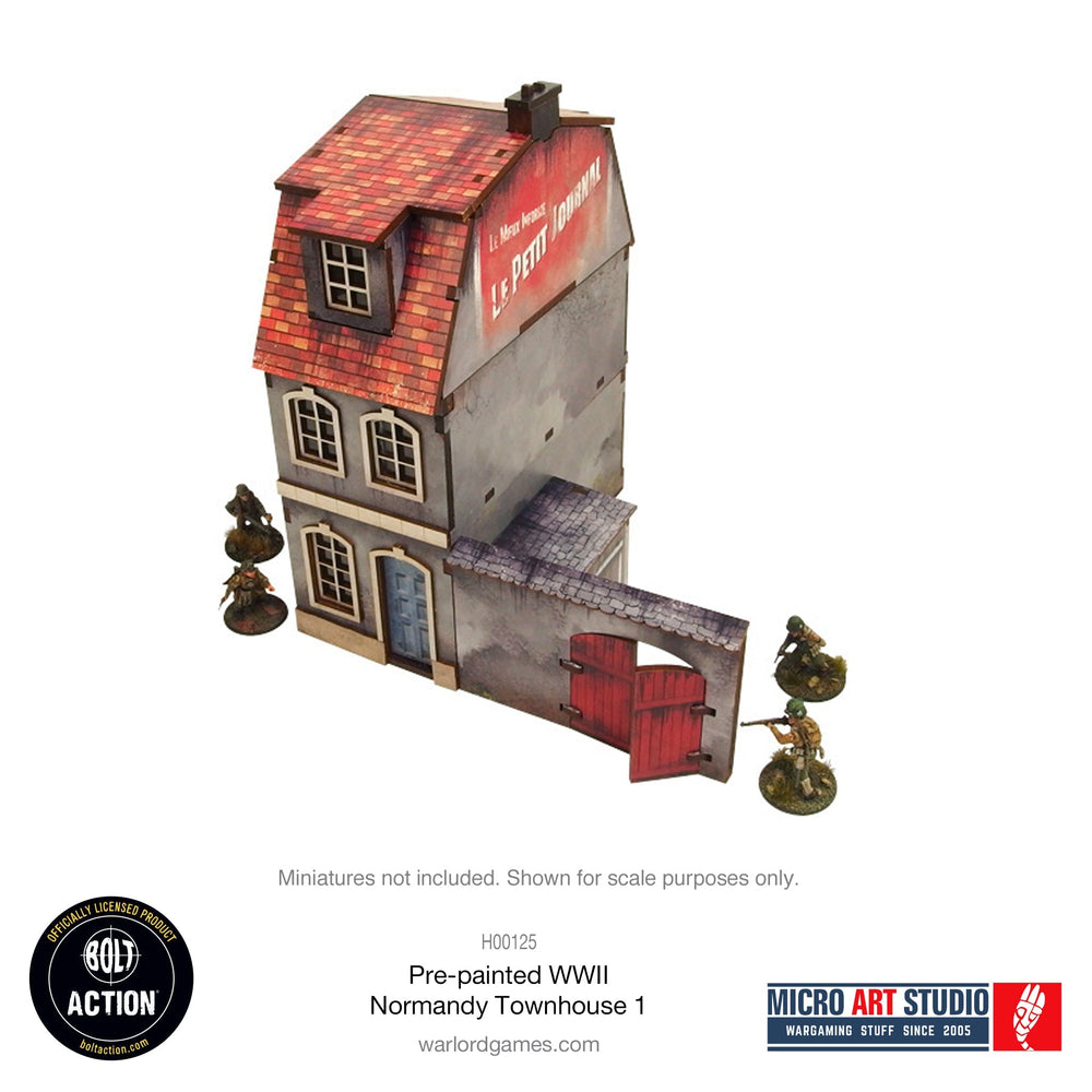 Micro Art Studio WW2 Normandy Townhouse 1 - Pastime Sports & Games