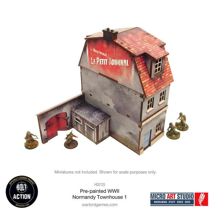 Micro Art Studio WW2 Normandy Townhouse 1 - Pastime Sports & Games
