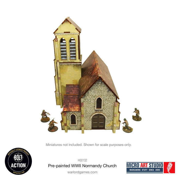 Micro Art Studio WW2 Normandy Church - Pastime Sports & Games