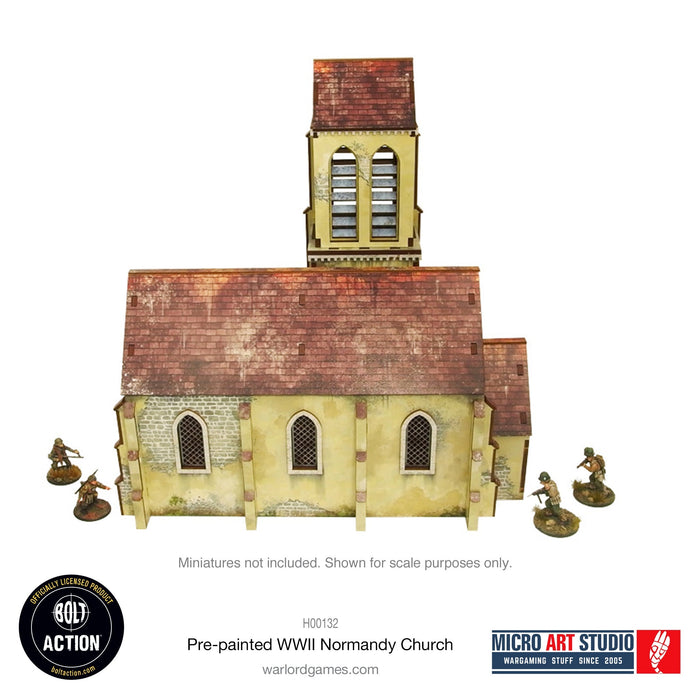 Micro Art Studio WW2 Normandy Church - Pastime Sports & Games