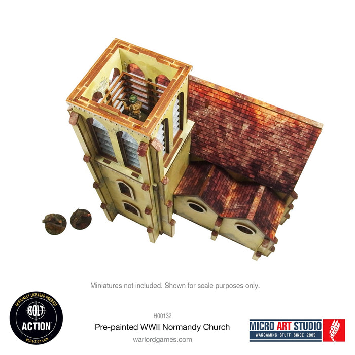 Micro Art Studio WW2 Normandy Church - Pastime Sports & Games