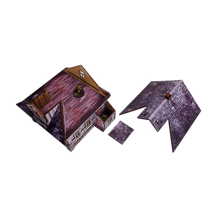 WW2 Ostfront Village Whitewashed Dacha