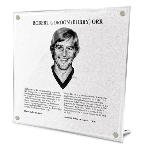 Bobby Orr 9x9 Legends Plaque - Pastime Sports & Games