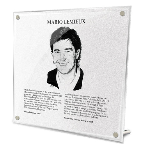 Mario Lemieux 9x9 Legends Plaque - Pastime Sports & Games