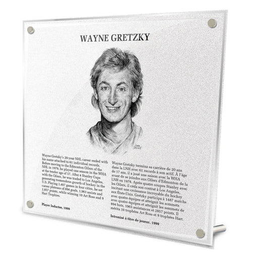 Wayne Gretzky 9x9 Legends Plaque - Pastime Sports & Games