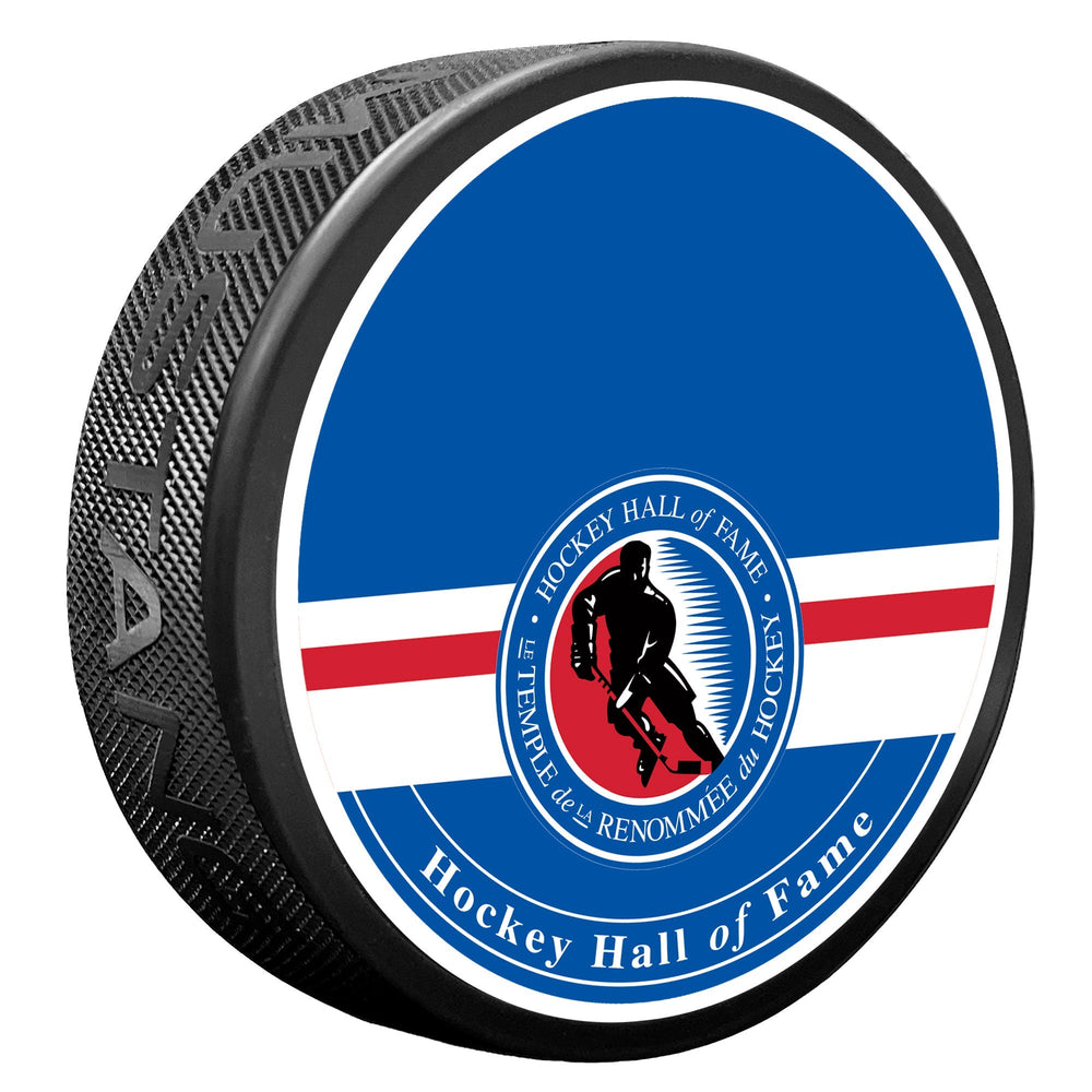 Hockey Hall Of Fame Textured Hockey Pucks (Autograph Puck) - Pastime Sports & Games