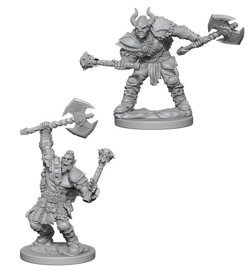 Pathfinder Battles Deep Cuts Male Half Orc Barbarian (72613) - Pastime Sports & Games